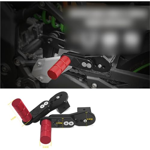 Repose-pieds arrière moto télescopiques multi-angles pour customiser la position NC700X - 2