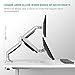 EleTab Dual Monitor Mount Stand Full Motion Swivel Gas Spring LCD Arm Fits for 2 Computer Screens 13 to 32 inches - Each Arm Holds up to 19.8 lbs