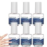 Nagelhärter, Nagelpflege für glänzende Nägel, Intensiv-Nagelhärter für schwache, beschädigte Nägel, Zehennagel-Reparaturbehandlung für brüchige, splitternde Zehennägel, Nagelhautöl zur Pflege (6PCS)