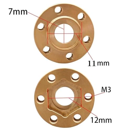 Moyeu hexagonal roue 12mm élargi pour vos sorties scale en forêt - 3