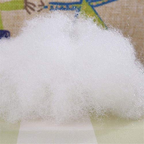 Image of Soft Fiber 250gm | Racron Polyester Synthetic Cotton Filling for Cushion, Pillow, Teddy Bear, Toy Stuffing (250)