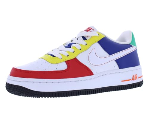 Nike Boy's Air Force 1 Low LV8 BG (Big Kid) University Red/White/Deep Royal Blue 4.5 Big Kid M