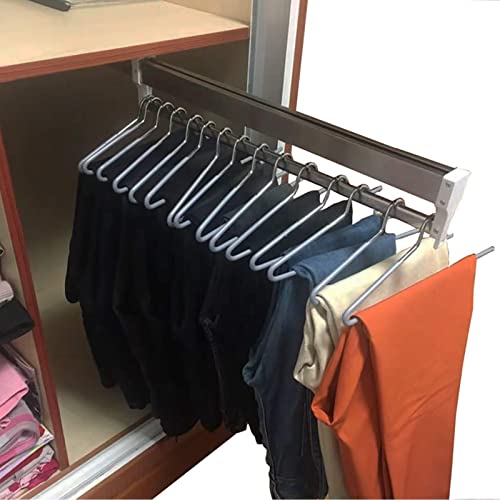 Porte-pantalon coulissant et amovible pour dressing extensible