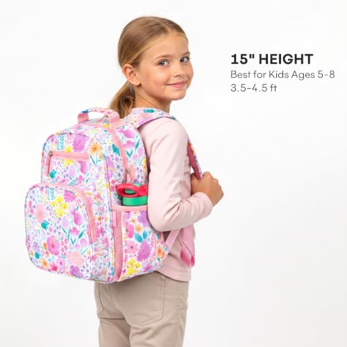 mibasies Girls Flower Pink Backpack
