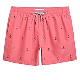 maamgic Mens Swim Trunks 5 Inch with Mesh Lining, Quick Dry Mens Bathing Suit, Swim Shorts for Swimming and Beach, Large