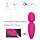 Apowand Mini Massager, Handheld Massager with 10 Quiet Vibration Modes - 2