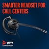 Poly - EncorePro 530 Quick Disconnect (QD) Headset (Plantronics) - Works with Poly Call Center Digital Adapters (Sold Separately) - Acoustic Hearing Protection - Over-the-Ear Wearing Style,Black