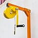 YTOXEO Air Conditioner Lifting Tool, 65 FT Lifting High Stainless Steels Crane Bracket, Hand Winch for Air Conditioner Outside Installation