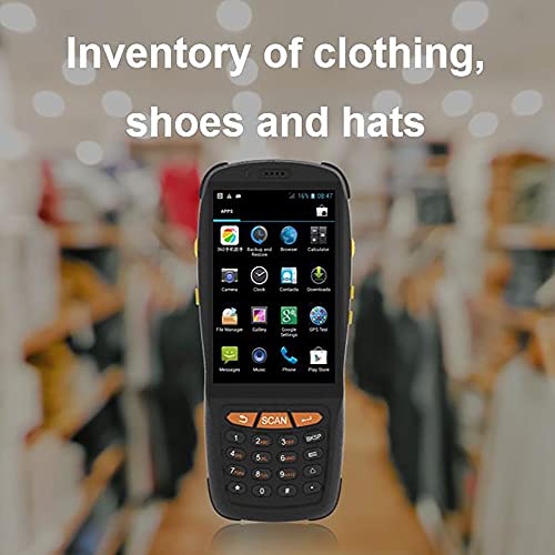 Scanner de codes-barres 2D terminal PDA Android 7.1 durci 4G avec base de charge - 6