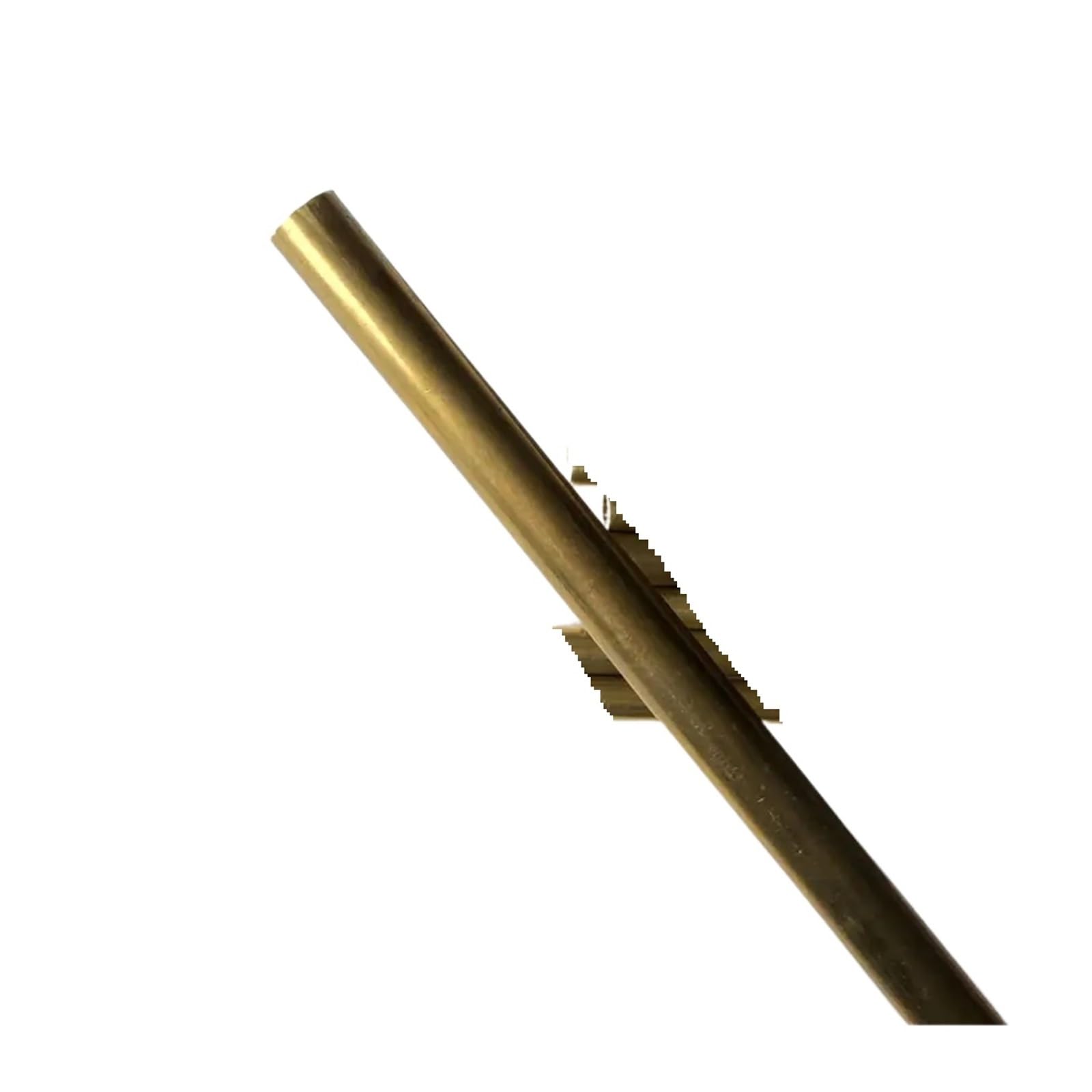 1 tubo capilar de latón H62 OD19 mm ID17 mm grosor de pared 0,5 mm 2 mm tubo de cobre hueco de latón para manualidades (500 mm)