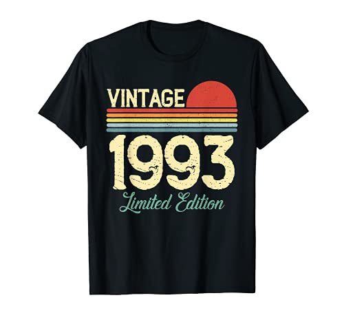 28 Años Vintage 1993 Edición Limitada 28th Birthday Camiseta