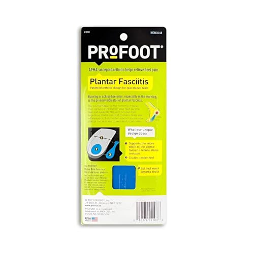 Image of ProFoot Plantar Fasciitis Heel Insert Men's, 1 pair (Pack of 6)