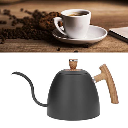 Tetera de acero inoxidable 800ml con pico de cuello de ganso miniatura 7