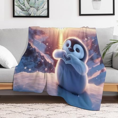 Couverture pingouin lavable en machine pour éliminer le froid du lit - 3