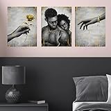 1. Art mural sur toile : œuvre d'art moderne sur toile haute définition, les affiches sont imprimées sur toile, c'est le meilleur matériau pour fabriquer des affiches, texture douce, forte ténacité, couleurs vives et anti-décoloration. Chaque œuvre d'art capture des détails complexes et des couleurs vibrantes qui enrichissent l'ambiance de n'importe quelle pièce, ce qui en fait l'art mural idéal pour votre salon.