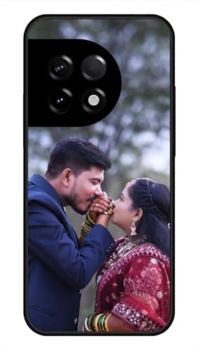 Image of NDCOM for Customised OnePlus 11 5G Back Cover | Luxury OnePlus 11 Phone Case | DIY Personalised Photo Design | Customized Gift Custom Text Name Printed Metal Case