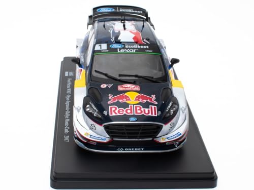 Modelo de coche a escala 1:24 OPO 10 compatible Ford Fiesta WRC miniatura 4