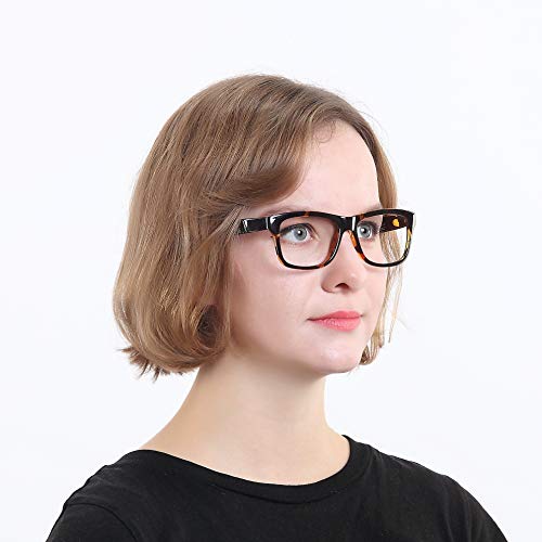 Lifeart Blue Light Blocking Glasses, Anti Eyestrain, Computer Reading Glasses, Gaming Glasses, Tv Glasses For Women And Men, Anti Uv, Anti Glare (Tortoise, No Magnification) #TOP4