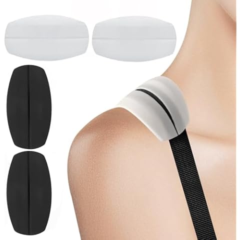 Lahviuu Silicone Bra Strap Cushions - 2 Pairs Cover