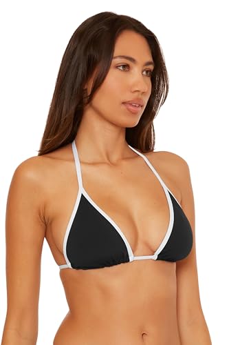 BECCA Women's Sport Mode Triangle Bikini Top, Adjustable, Tie Back, Swimwear Separates2