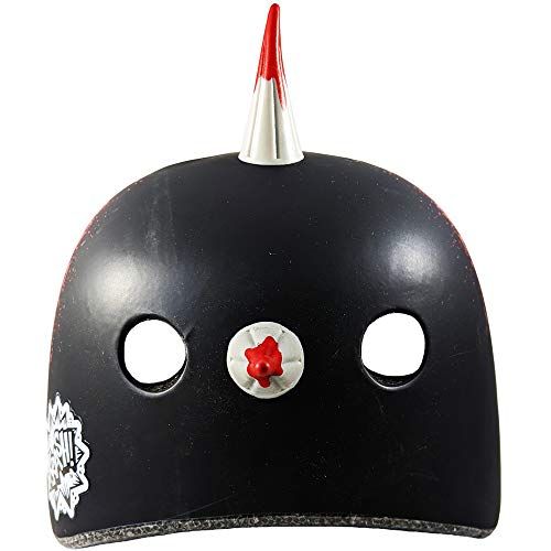 Upd Krash Jolly Roger Spikes Mohawk Kids Bike Helmet Ages 8+ #TOP3
