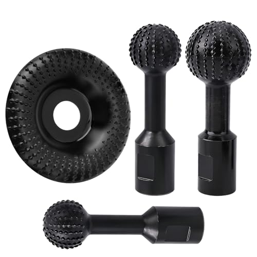 Set 3 fresas esfera para madera con disco de lijado miniatura 1