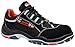 Produktbild ELTEN Sicherheitsschuhe SENEX ESD S3, Herren, Textil, Kunststoffkappe (leichter als Stahlkappe), leicht, sportlich, Schwarz/Rot, Größe: 45