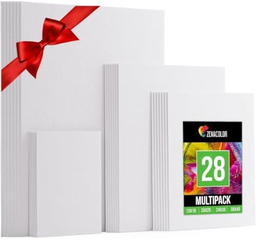 Canvas Painting Set of 28 Canvas – Multi Sizes – 13 x 18 cm, 20 x 25 cm ...