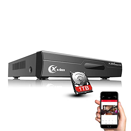 XVIM 8CH 1TB Hard Drive Security Camera DVR with Outdoor Home