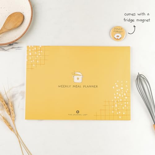 Image of Meal Planner sheets with Fridge Magnet by The Journal Lab