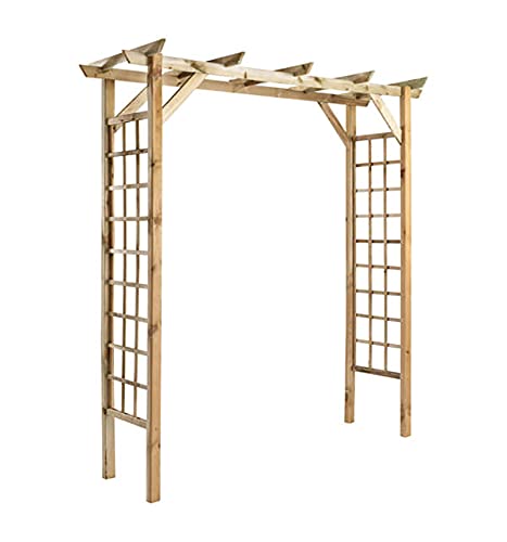 Pergola 2 rechts aus Holz, Baldrian