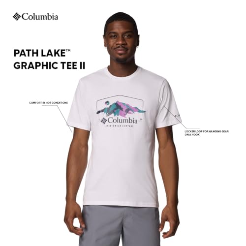 Image of Columbia Men White Path Lake Graphic II Tshirt, L