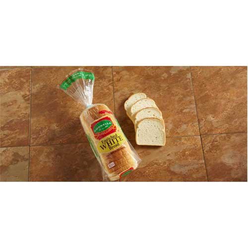 Number 1 White Sliced Bread Loaves by Gonnella Baking – 11.63 x 17.94 x 10 inches, Pack of 8