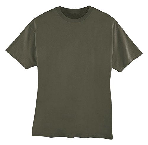 Hanes Beefy-T Adult Short-Sleeve T-Shirt,Fatigue Green,XL