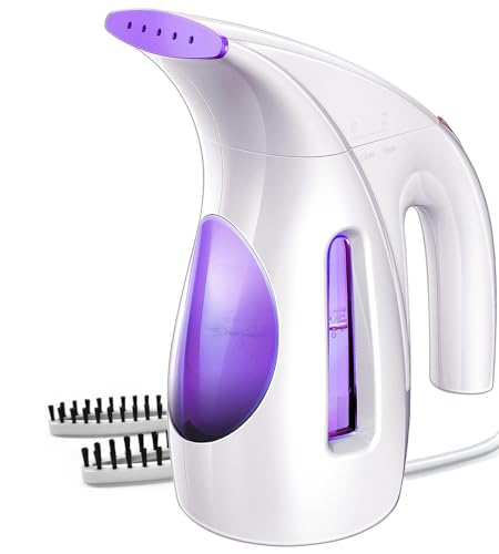 HiLIFE Steamer for Clothes, Portable Handheld Design, 240ml Big Capacity,