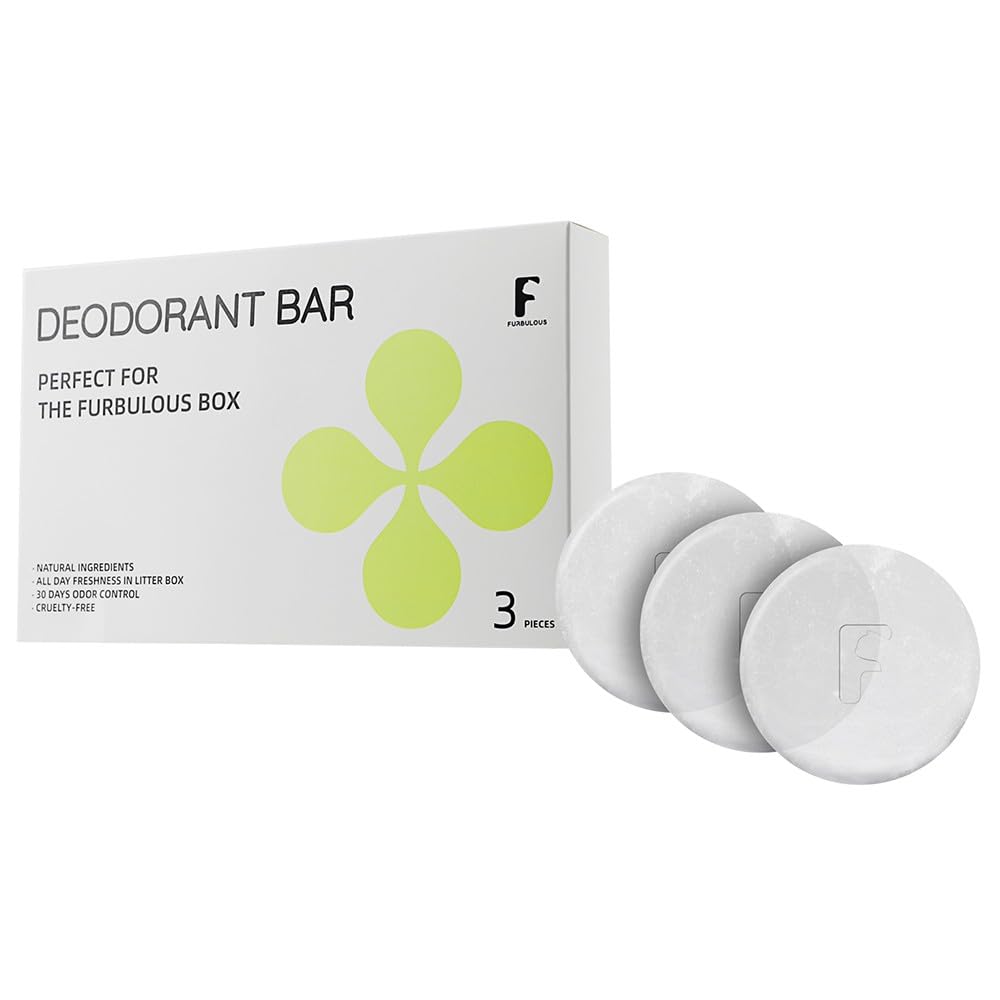 FURBULOUS Pet Deodorant Balm Natural Ingredients, Pet Freshener für Hunde und Katzen, Pet Perfume Express, 3er-Pack, der Perfekte Begleiter für das Katzenklo