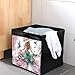 BAYUNOE 2Pcs Collapsible Storage Cubes Diamond Art Painting Foldable Non-woven Bins Organizer with Handles for Organizing Clothes Blankets 11x11x11in-02