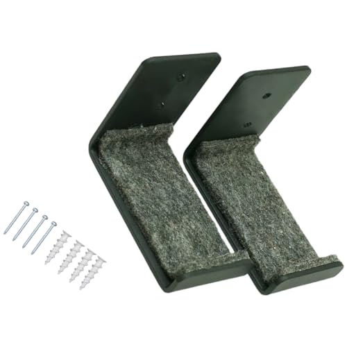 KICHOUSE Snowboard Display Racks Wall-Mounted Storage Snowboard Holder Wall Mount Rack 2 Pack Displaying Shelf