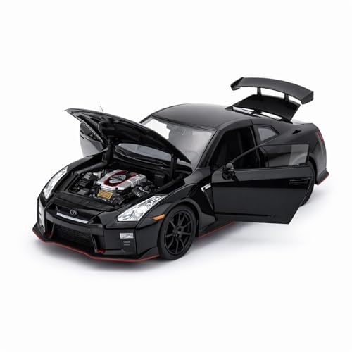 Image of Wizplex RMZ Hobby Nissan GT-R NISMO R35 Die-Cast Car 1:32 Scale Model Vehicle Pull Back Toy Sports Car for Boys