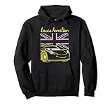 Disney Pixar Cars 2 Lewis Hamilton UK Flag Neon Portrait Pullover Hoodie