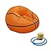 Mars Jun Aufblasbares Air Sofa Basketball-Stuhl-Fußball-Air Sofa Indoor Wohnzimmer PVC Fußball Lounger Basketball Stuhl faul Couch Stuhl aufblasbare hocker Schlafzimmer Wohnzimmer Balkon Sofa Stuhl