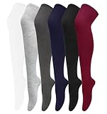 Chalier Thigh High Socks for Women Casual Thigh Socks Soft Comfort Womens Stockings for Holidays, All Classic Color