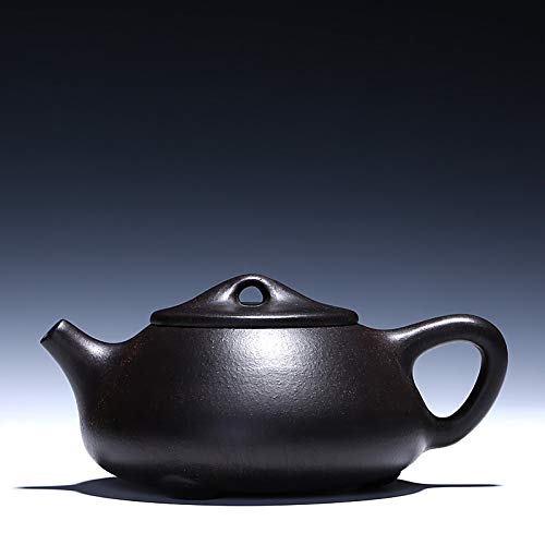 LHLJ Yixing teapot Tea Set Black Zhu mud Jingzhou Painted Stone Pot Pot Pure Hand teapot C