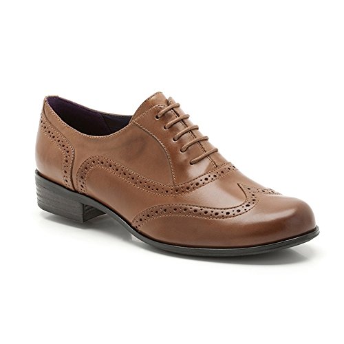 Clarks Women’s Hamble Oak Dark Tan Leather Oxford 8.5 B (M)