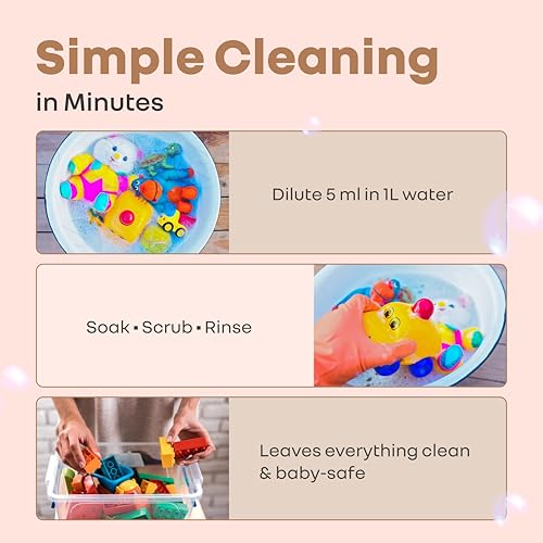 Image of R for Rabbit Hygocare 1000 ml Refill Pack Baby Liquid Cleanser for Washing Toys|Nipples Powered by Bio Enzymes Residue Free Anti Bacterial