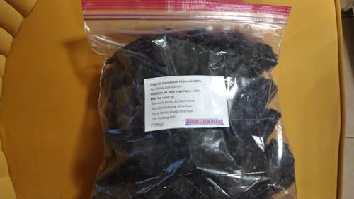 100% Pure Organic Charcoal | Charcoal for Planting and Gardening | Organic Biochar