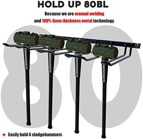 Drill Holder, Power Tool Organizer, 80LB Bearing Wall Mount 4 Cordless Metal Shelf Holder, Utility Storage Rack for Dewalt Cordless Tools for father day gifts (1 Pack) - 2