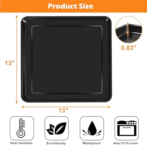 Image of Air Fryer Replacement Tray for Ninja Foodi SP101 Digital Countertop Oven, Air Fryer Plate Crisper Plate Rack Accessories Replacement Parts Tray for Ninja Foodi SP100 SP1001C