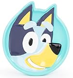 Jay Franco Bluey Soap Dish - Blue Resin Sponge Holder/Bar Soap Holder - Kids Bathroom Tray