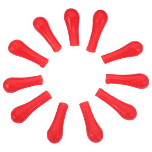 Bouchons en latex rouges pour pipettes compte-gouttes de laboratoire solide Mobestech
